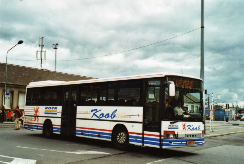 Koob, Diekirch DB 6543 Setra am 8. >Juli 2009 Luxembourg, Bahnhof