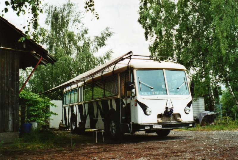 Kndig, Affeltrangen TG 29'088 FBW/R&J (ex P 25'505) am 6. Juni 2009 Thayngen, Saurer-Treffen