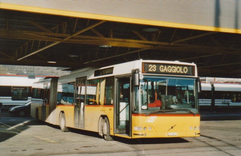 L'Autopostale del Mendrisiotto, Mendrisio TI 6142 Volvo am 9. Dezember 2008 Mendrisio, Bahnhof