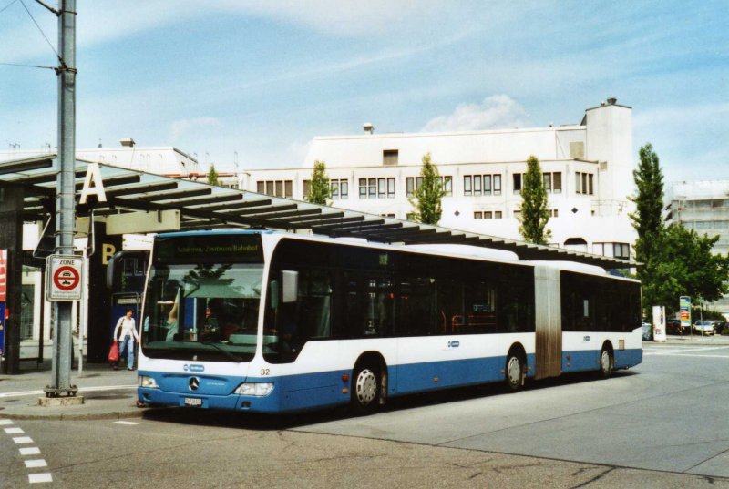 Limmat Bus, Dietikon Nr. 32/ZH 738'032 Mercedes Citaro am 8. Juni 2009 Dietikon, Bahnhof