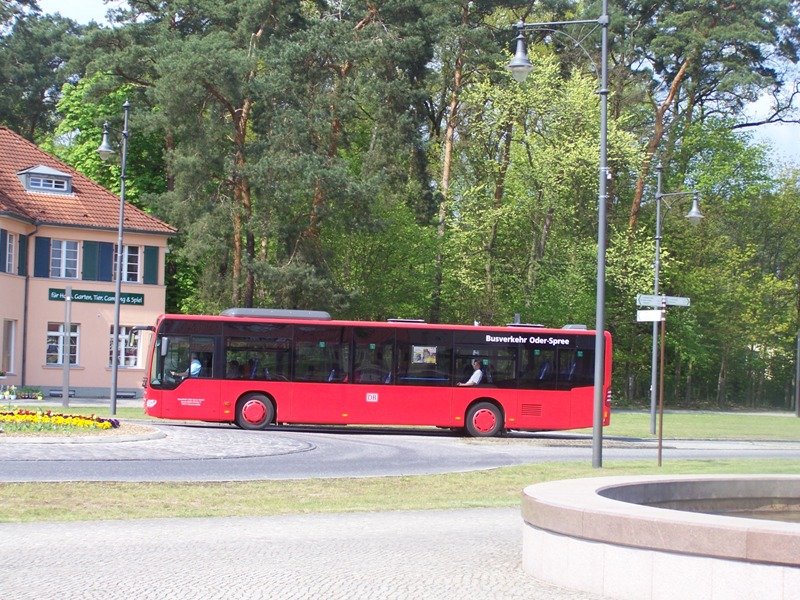 Linie 431 von Frstenwalde nach Wendisch-Rietz Aufgenommen in Bad Saarow am 22.4.09
