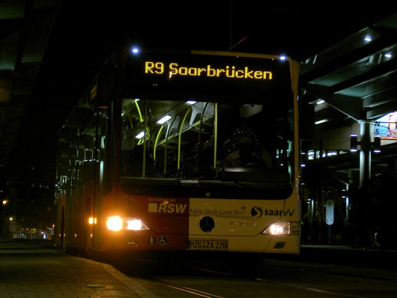 Linie R9 am HBF Saarbrcken (01.11.08)