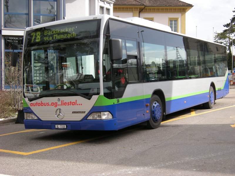 Luganer Regiobus in Silber, Aufnahme 19.3.2009