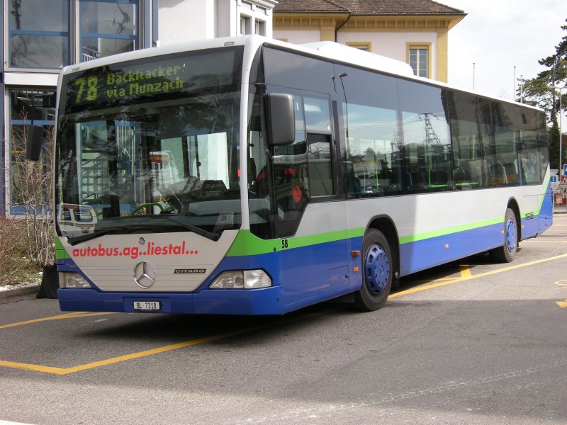 Luganer Regiobus in Silber, Aufnahme 19.3.2009