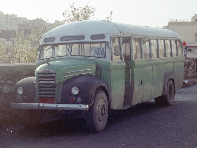 Malta Bus Y-0433 Ford Thames in Melliah 1992