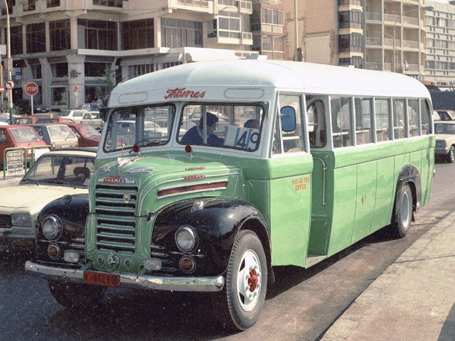 Malta Bus Y-0526 Ford Thames in Slima 1992