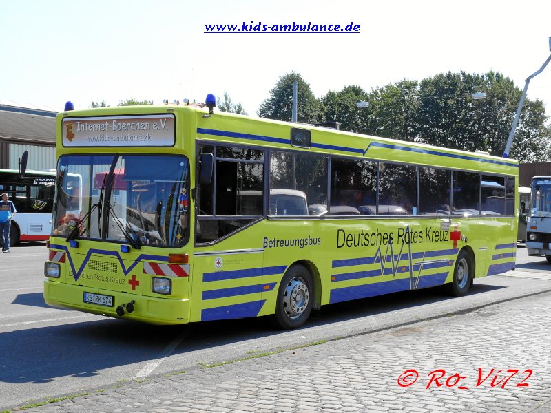 MAN SL 202 als Betreuungsbus des DRK Remscheid am Tag der offenen Türen BOGESTRA 2007 in Witten.