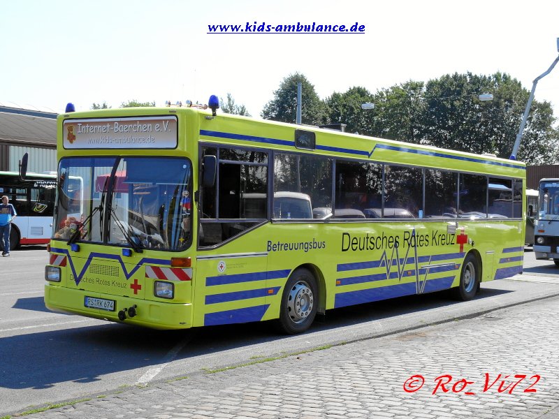 MAN SL 202 als Betreuungsbus des DRK Remscheid am Tag der offenen Tren BOGESTRA 2007 in Witten.