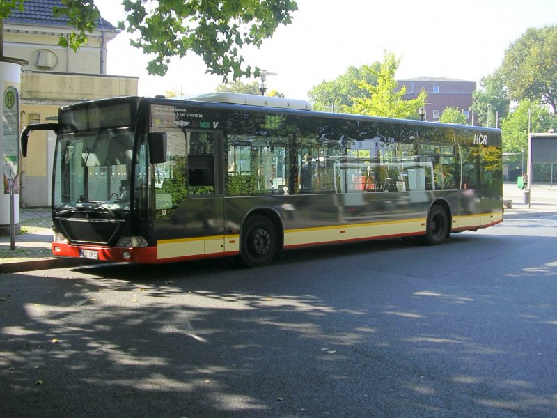 MB Citaro des HCR als Linie 312 in Wanne Eickel Hbf.(28.09.2008)