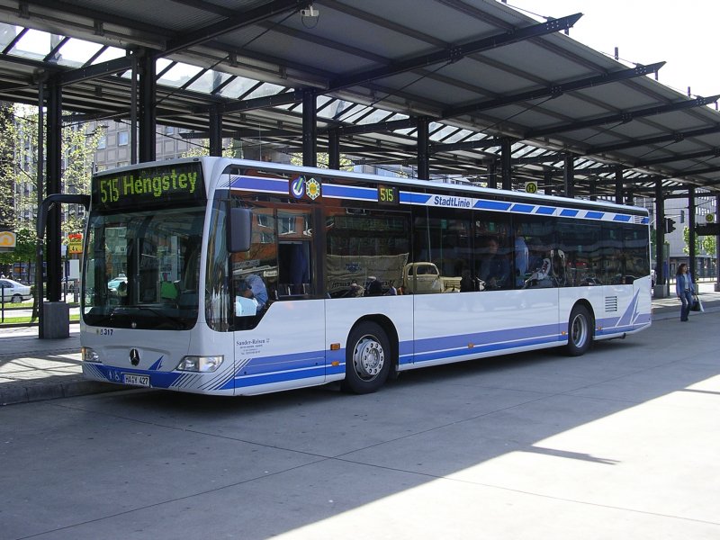 MB Citaro, Wagen 217 , Linie 515 nach Hengstey.(04.05.2008)
