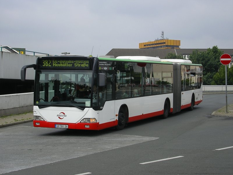 MB Citaro,Bogestra Linie 382 in Gelsenkirchen Hbf.(05.08.2008)