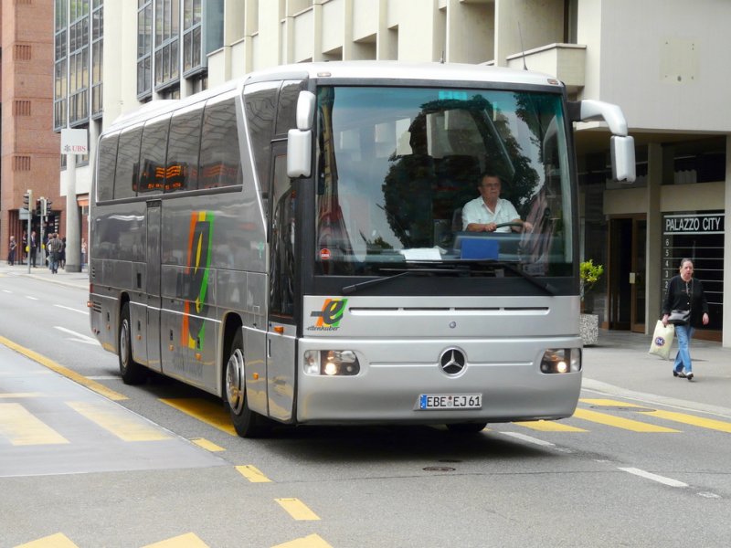 Mercedes .... EBE:EJ 61 unterwegs in der Stadt Lugano am 13.05.2009