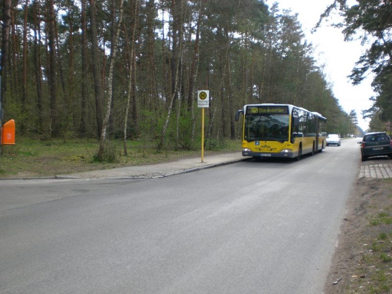 Mercedes-Benz O 530 I (Citaro) auf der Linie X69 nach Marzahn-West Kthener Strae an der Haltestelle Odernheimer Strae.