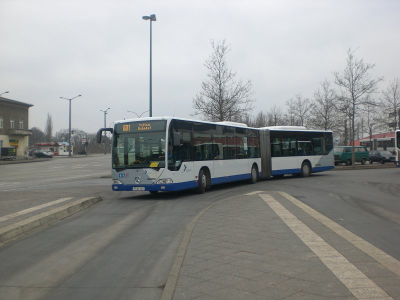 Mercedes-Benz O 530 I (Citaro) auf der Linie 601 nach Bahnhof Teltow am Hauptbahnhof.