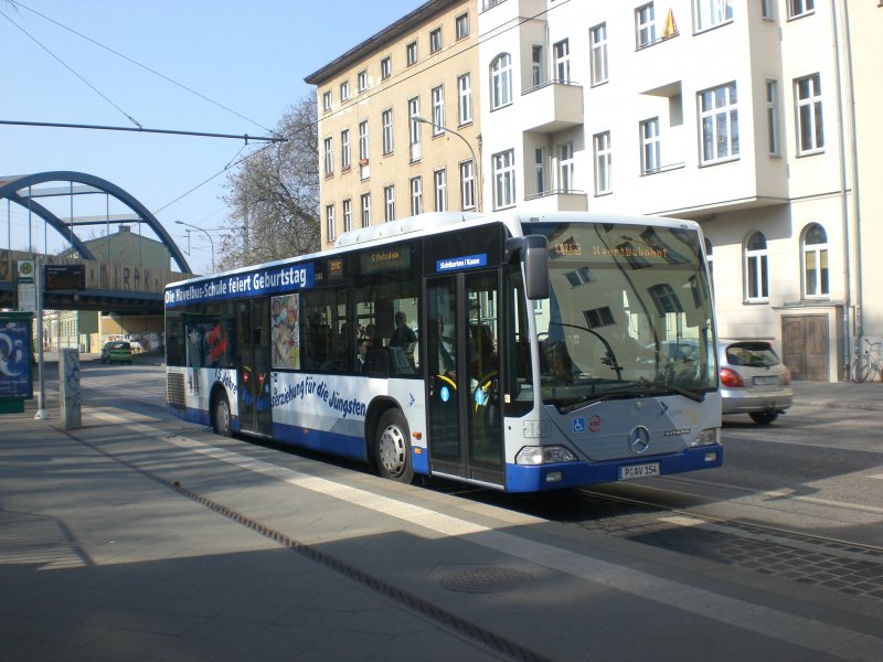 Mercedes-Benz O 530 I (Citaro) auf der Linie 605 nach Hauptbahnhof am Bahnhof Charlottenhof.