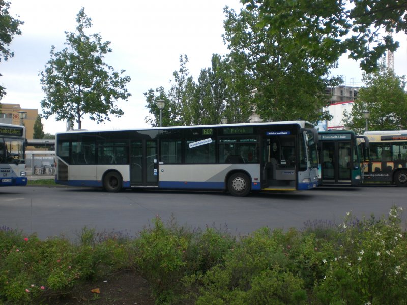 Mercedes-Benz O 530 I (Citaro) auf der Linie 607 nach Ferch am Hauptbahnhof.