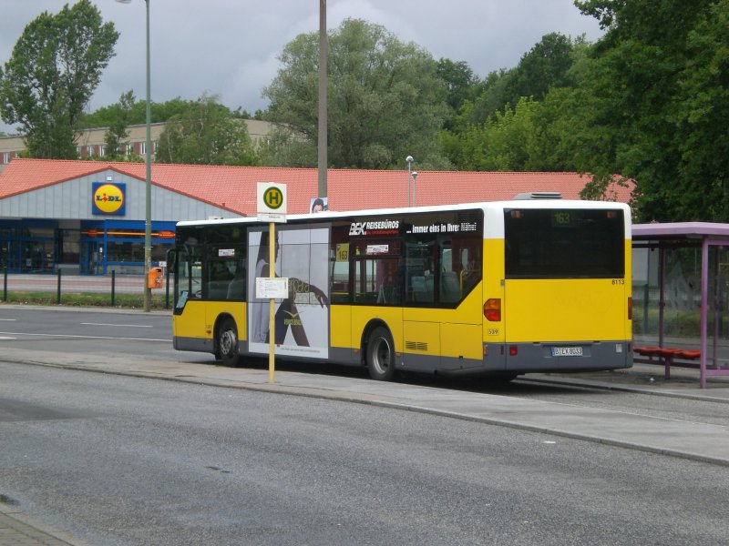 Mercedes-Benz O 530 I (Citaro) auf der Linie 163 am S-Bahnhof Grnau.
