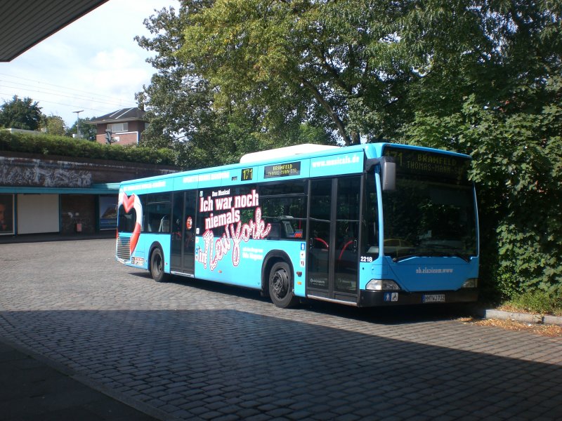 Mercedes-Benz O 530 I (Citaro) auf der Linie 171 nach Thomas-Mann-Strae am S+U Bahnhof Barmbek.