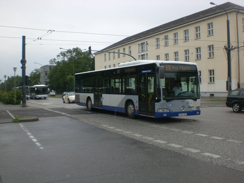 Mercedes-Benz O 530 I  (Citaro) auf der Linie 612 nach Neu Tplitz am Hauptbahnhof.