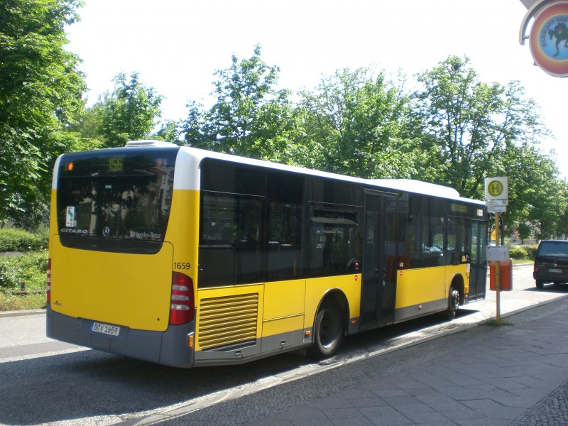 Mercedes-Benz O 530 II (Citaro Facelift) auf der Linie 156 nach Prenzlauer Berg Michelangelostrae am S-Bahnhof Prenzlauer Allee.