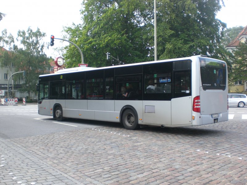 Mercedes-Benz O 530 II (Citaro Facelift) auf der Linie 22 nach U-Bahnhof Kellinghusenstrae am S-Bahnhof Blankenese.