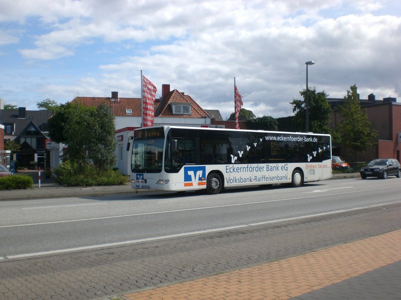 Mercedes-Benz O 530 II (Citaro Facelift) auf der Linie 2 nach Borby am Bahnhof Eckernfrde.