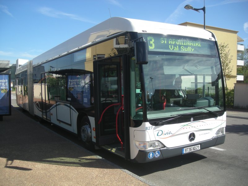 Mercedes-Benz O530 G Citaro CNG (Facelift)
Wagen 827 - Divia
Dijon (Fr)