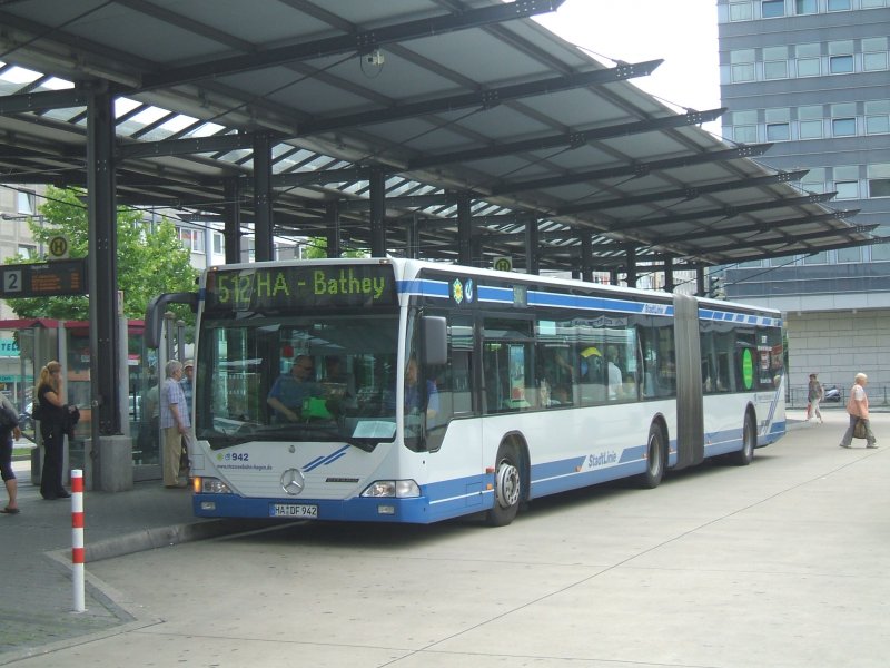 Mercedes Citaro,Linie 512 von Hagen Hbf. nach HA-Bathey