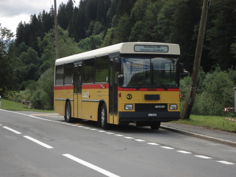 NAW BH 4-23 LU 15609 von PU Schnider in Schpfheim bei einer Pause auf der Strecke zwischen Srenberg und Schpfheim