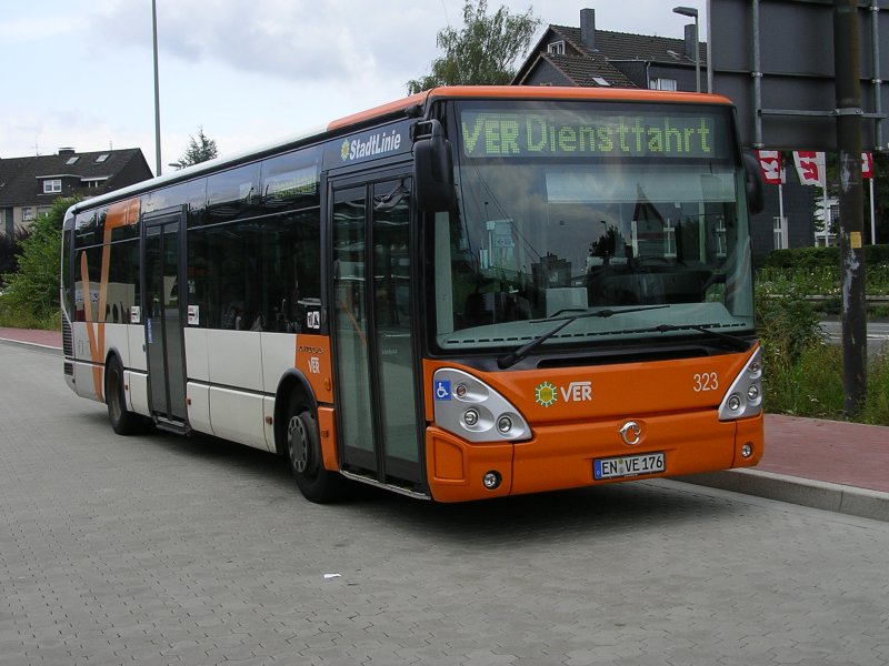 Neuer Citelis,Iveco-Irisbus,des VER abestellt in Hattingen Mitte  S .(25.08.2008)
