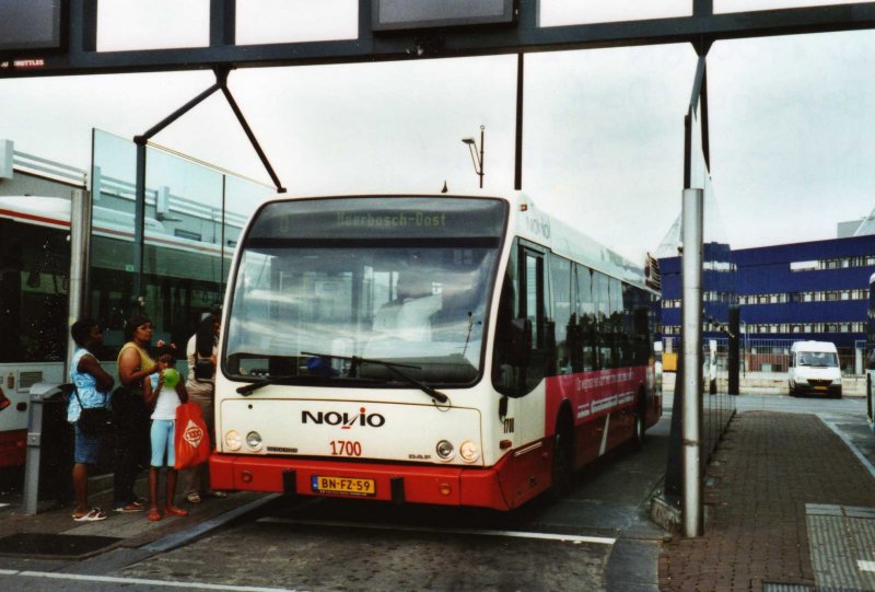 NOVIO Nr. 1700/BN-FZ-59 Berkhof/Daf am 5. Juli 2009 Nijmegen, Bahnhof