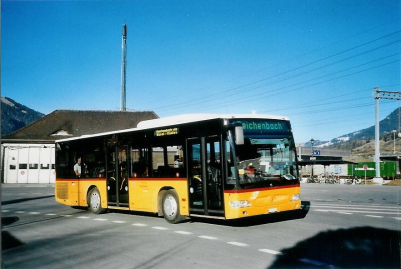 Portenier, Adelboden 9/BE 508'209 Mercedes Citaro am 24. Februar 2008 Frutigen, Bahnhof