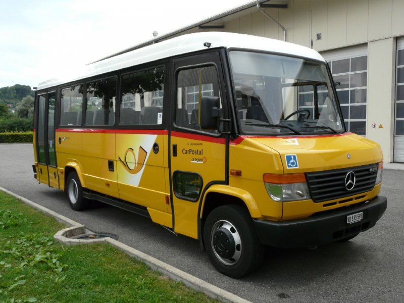 Postauto - Mercedes O 816  VD 535593 in Brgg am 02.08.2008