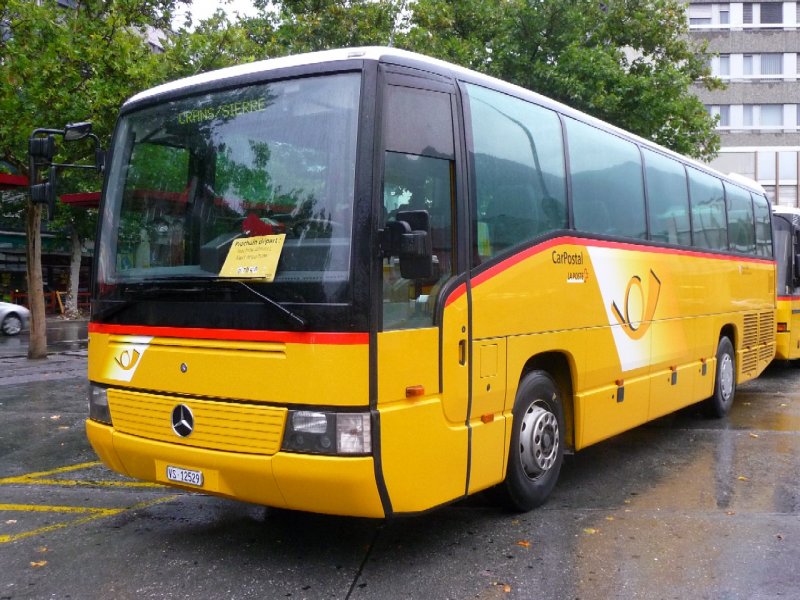 Postauto - Mercedes VS 12590 in Sion am 01.09.2008