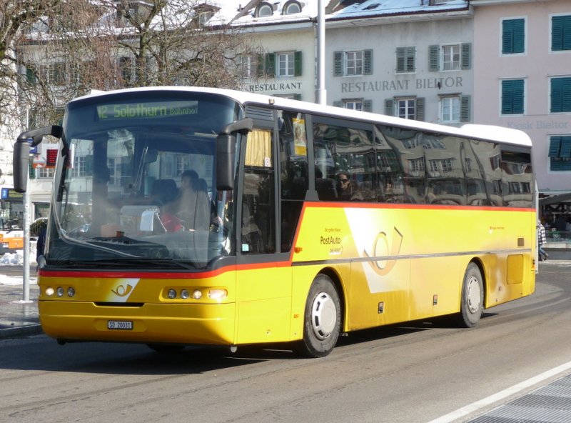 Postauto - Neoplan  SO 20031 unterwegs in Solothurn am 21.02.2009