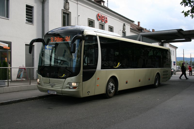PostBus BD 13'087 (MAN Lion's Regio R12) am 21.7.2008 in Krems. 