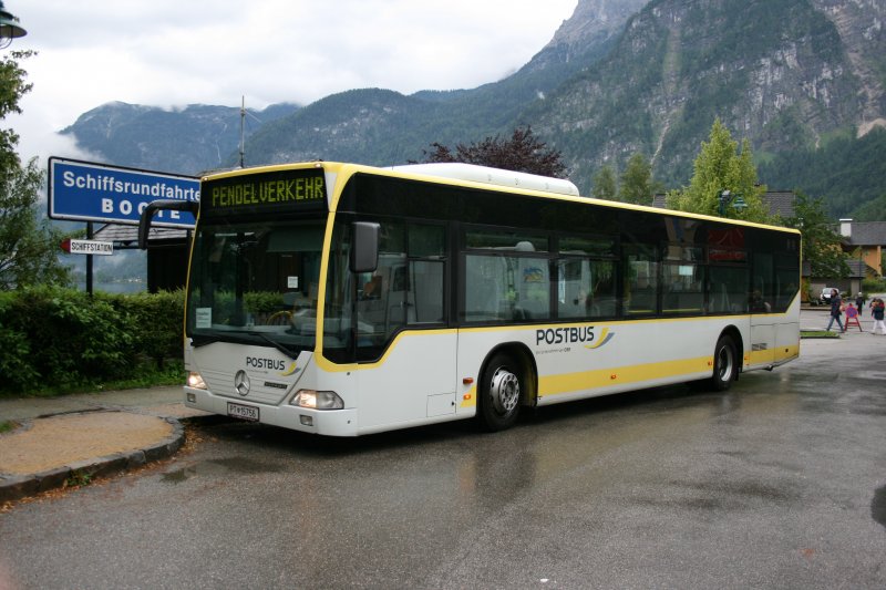 PostBus PT 15'756 (MB Citaro) am 21.7.2008 als Parkplatz-Shuttle in Hallstatt. 