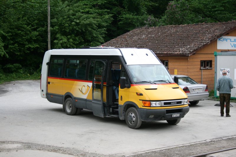 PU Buchli, Versam, GR 30'431 (Iveco 50C/15B P, 2004) am 24.5.2008 in Versam-Safien.