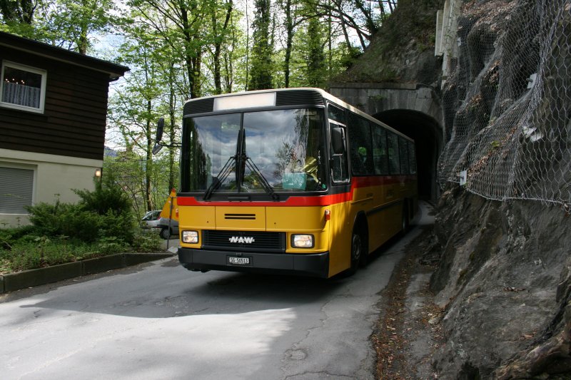 PU Gessinger, bad Ragaz, SG 50'513 (NAW/Hess BH4-515-24, 1992, ex PU Tinner, Sennwald) am 30.4.2008 unterwegs von Pffers nach Bad Ragaz. 