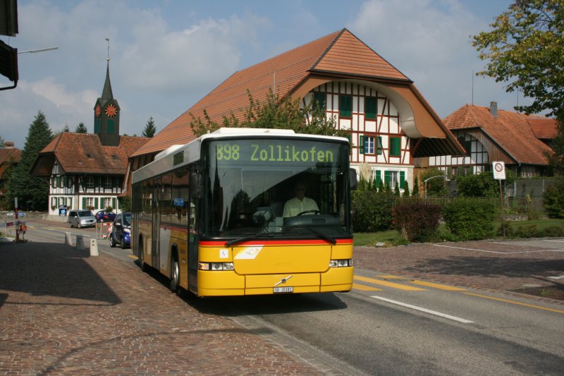 PU Steiner&Co, Messen, SO 20'181 (Volvo/Hess B7L, 2000) am 25.9.2009 in Schnottwil. 