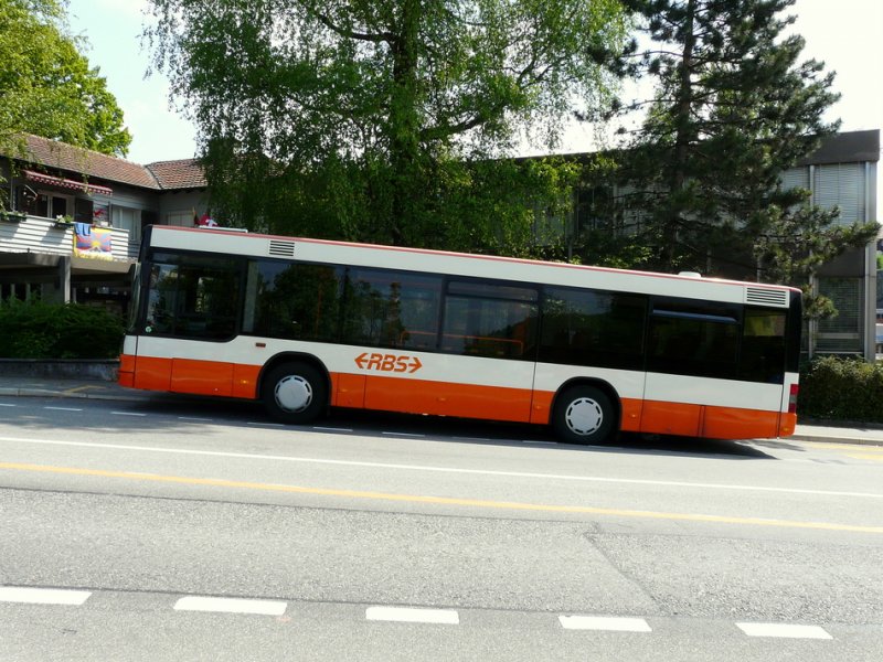 RBS - MAN  Nr.18  BE 465718 unterwegs auf der Linie 46 in Bolligen am 01.05.2009
