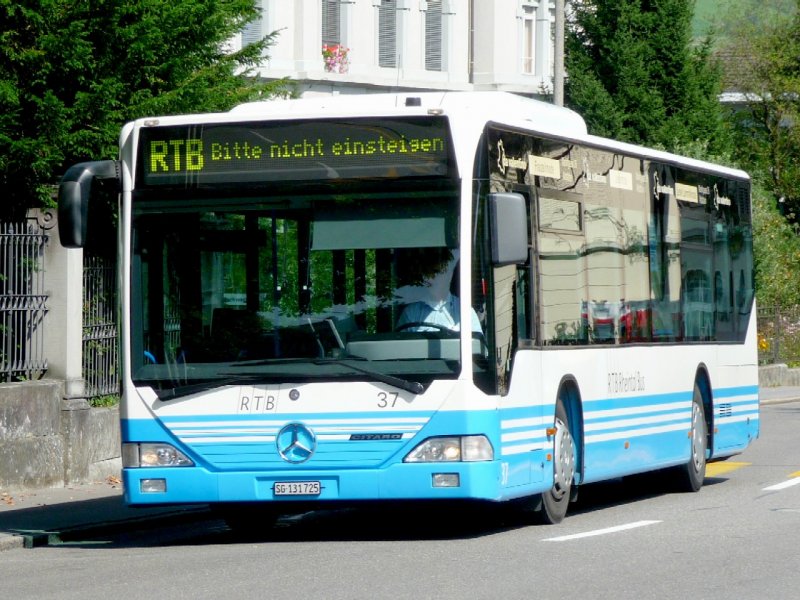 RTB - Mercedes Citaro Bus Nr.37  SG 131725 unterwegs in Altsttten am 03.09.2008
