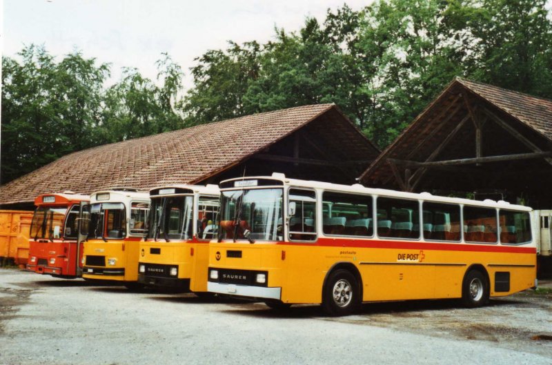 Ruklic, Schaffhausen SH 17'473 Saurer/Tscher RH (ex Schett, Sargans) am 9. August 2009 Oberburg, Ziegelei