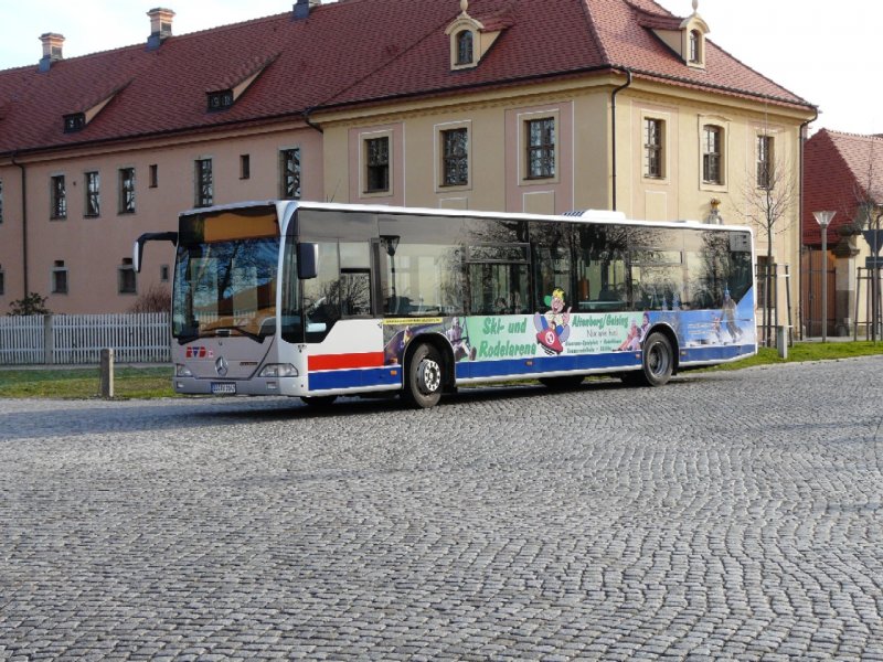 RVD - Mercedes Citaro DD:RV 2042 unterwegs in Moritzburg am 09.12.2008