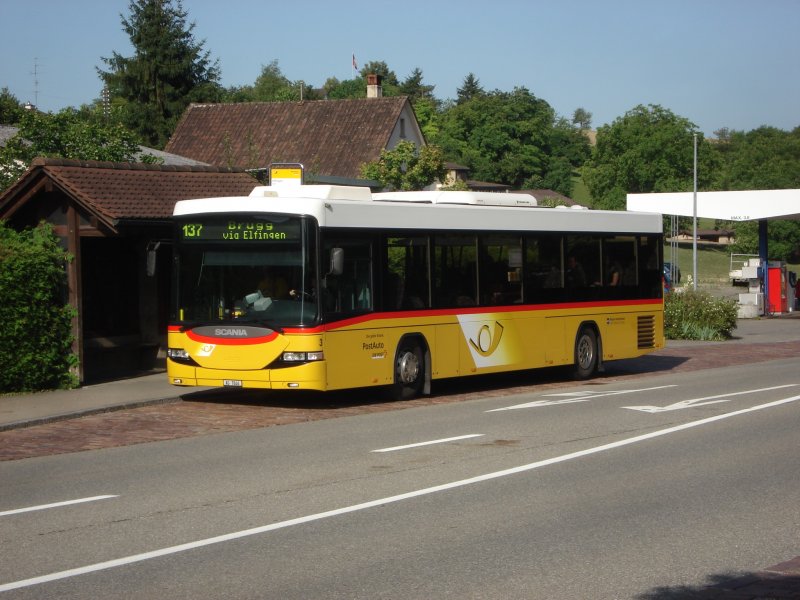 Scania Hess L94 AG 7846 Jg. 20.11.2002
Dies ist der einzige Scania Hess L94 der bei Postauto im Einsatz ist.