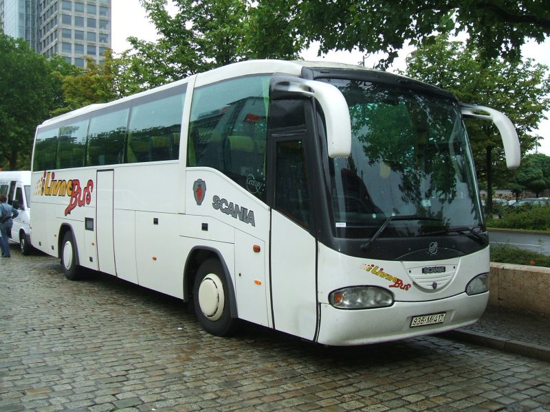 Scania  irizar  aus BIH , im Dotmunder Bbf.