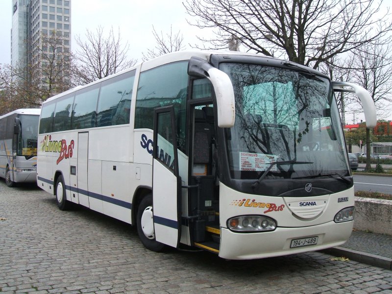 Scania Irizar,iLivno,von Dortmund nach Livno in Dortmund Hbf/Bbf.
19.11.2007)