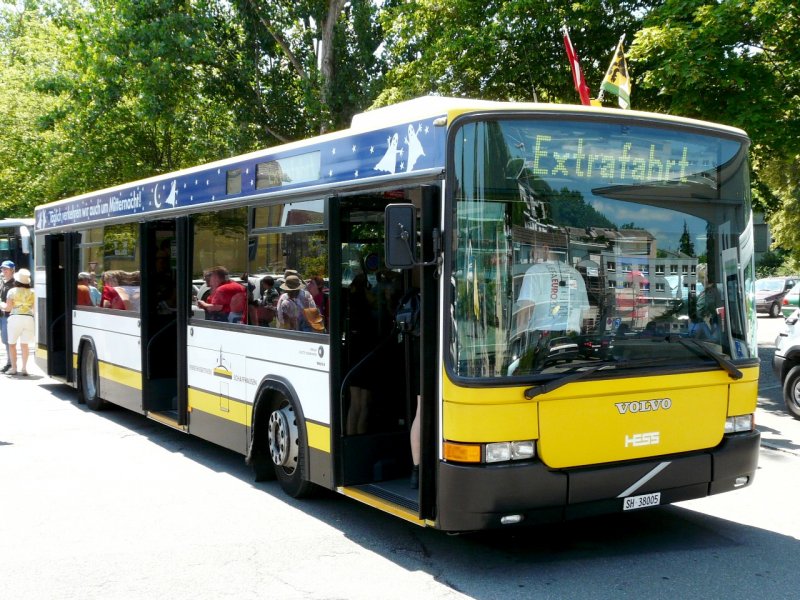 Schaffhausen - Volvo-Hess Bus Nr.5  SH 38005 unterwegs als Extrafahrt am 28.06.2008