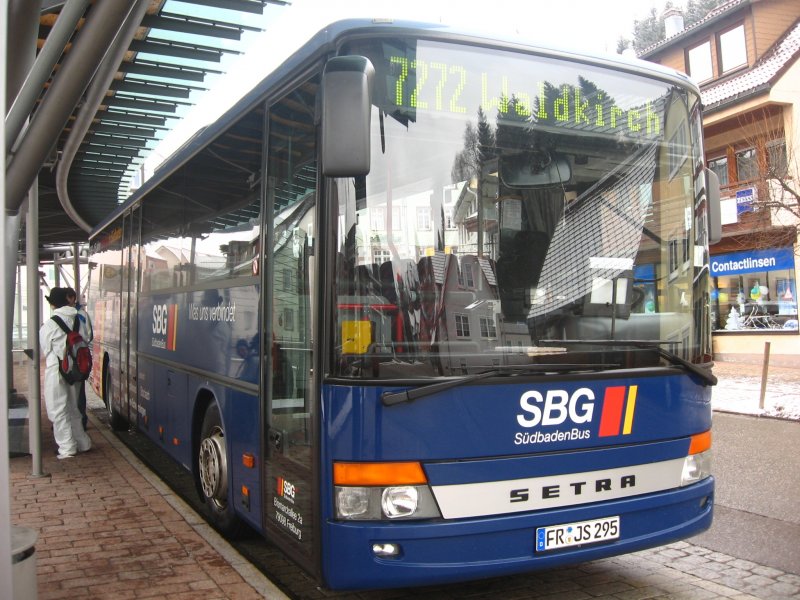Setra 319 UL (Wagen 295 SBG) in Futrwangen