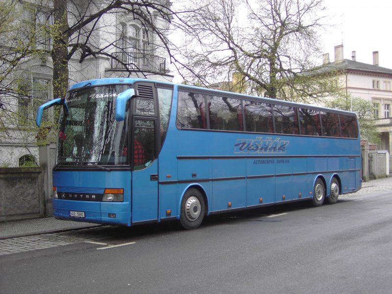Setra eines Tschechischen Reiseunternehmens am 18.04.2008 in Guben
